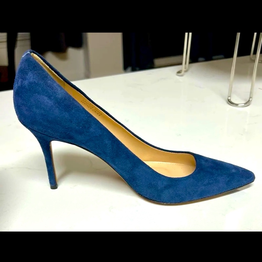 Vintage J. Crew Italian Leather Stiletto Pumps Size 7 1/2